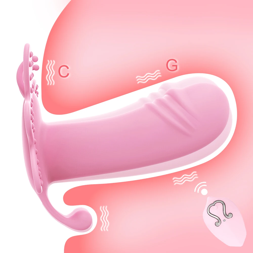 Vibrador parejas Mariposa con control remoto / Amanraya-4