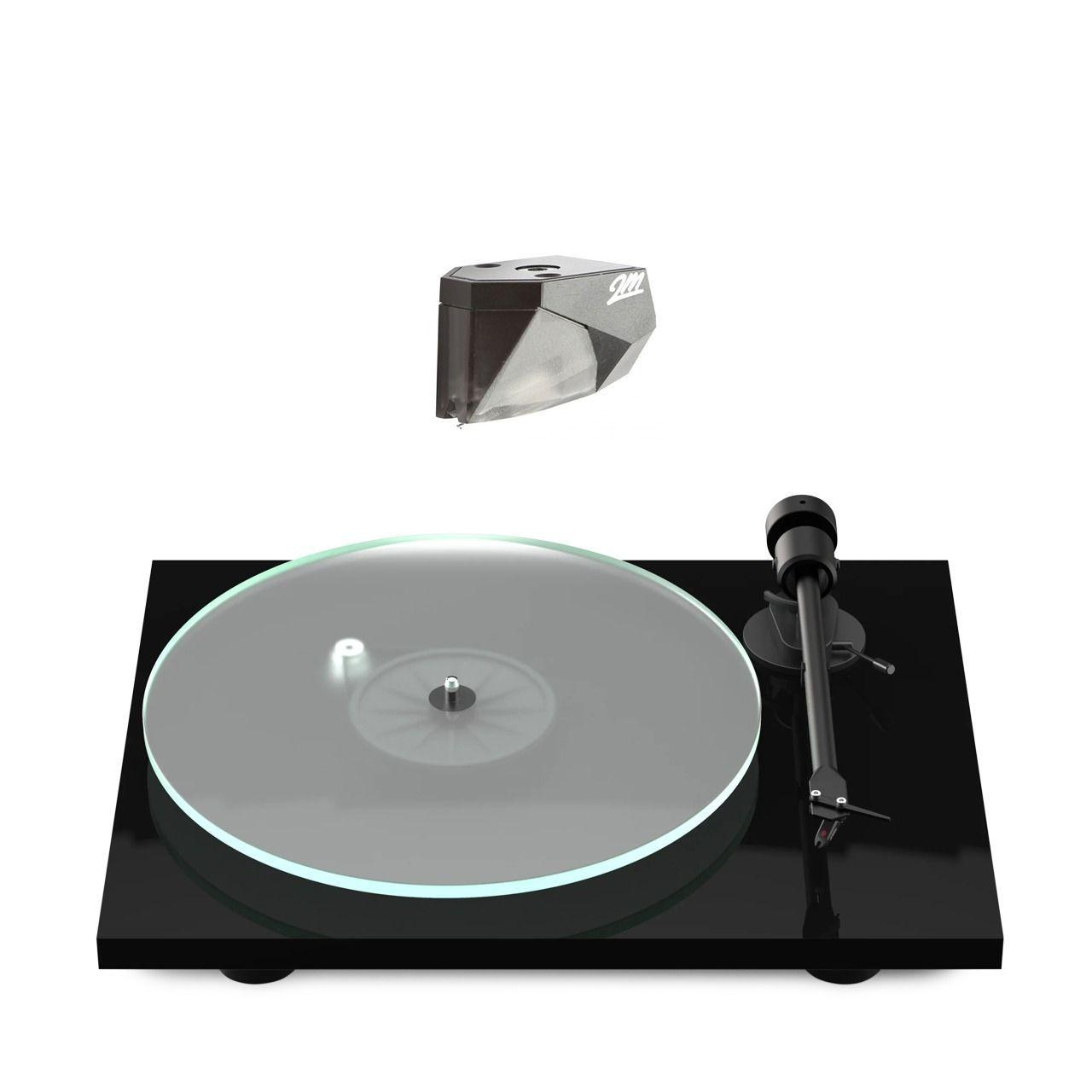 Pack Pro-Ject - T1 Phono SB - Tornamesa Color Negro + Capsula Pick it 2M-Silver-0