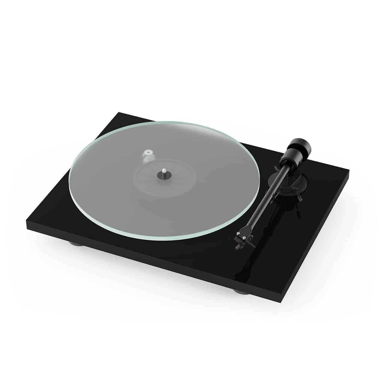 Pro-Ject - T1 Phono SB - Tornamesa Color Negro + Capsula MM Ortofon 2M Red-4