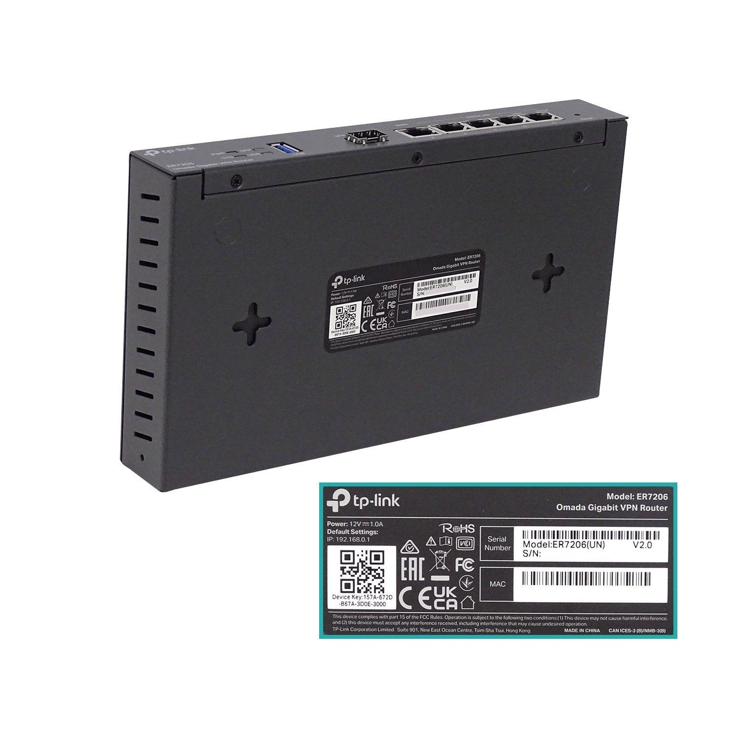 Router TP-Link Omada 1-SFP-WAN/LAN 5-1000 USB-WAN-4