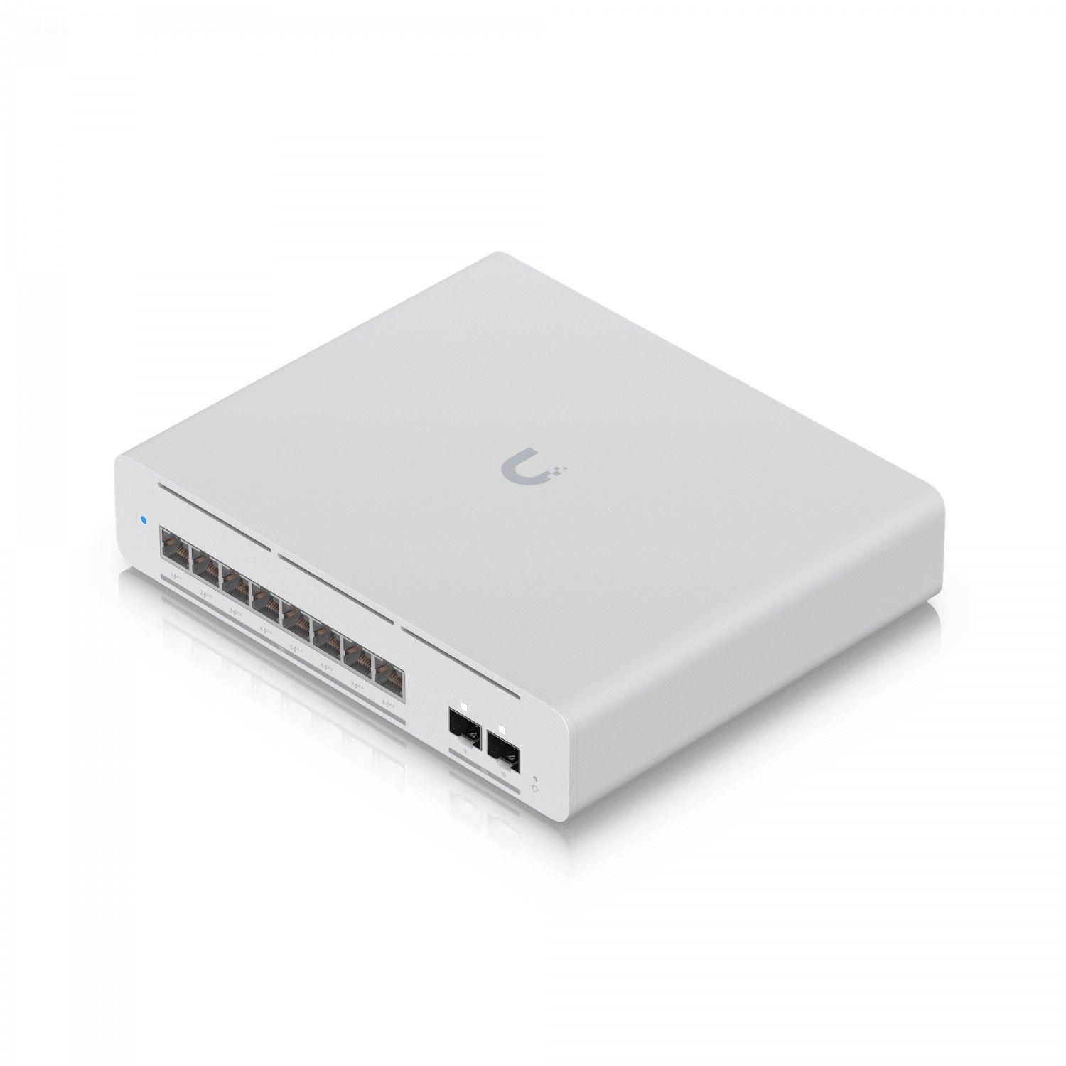 Inyector PoE Ubiquiti 8-10G 155 W con 2 SFP+-0