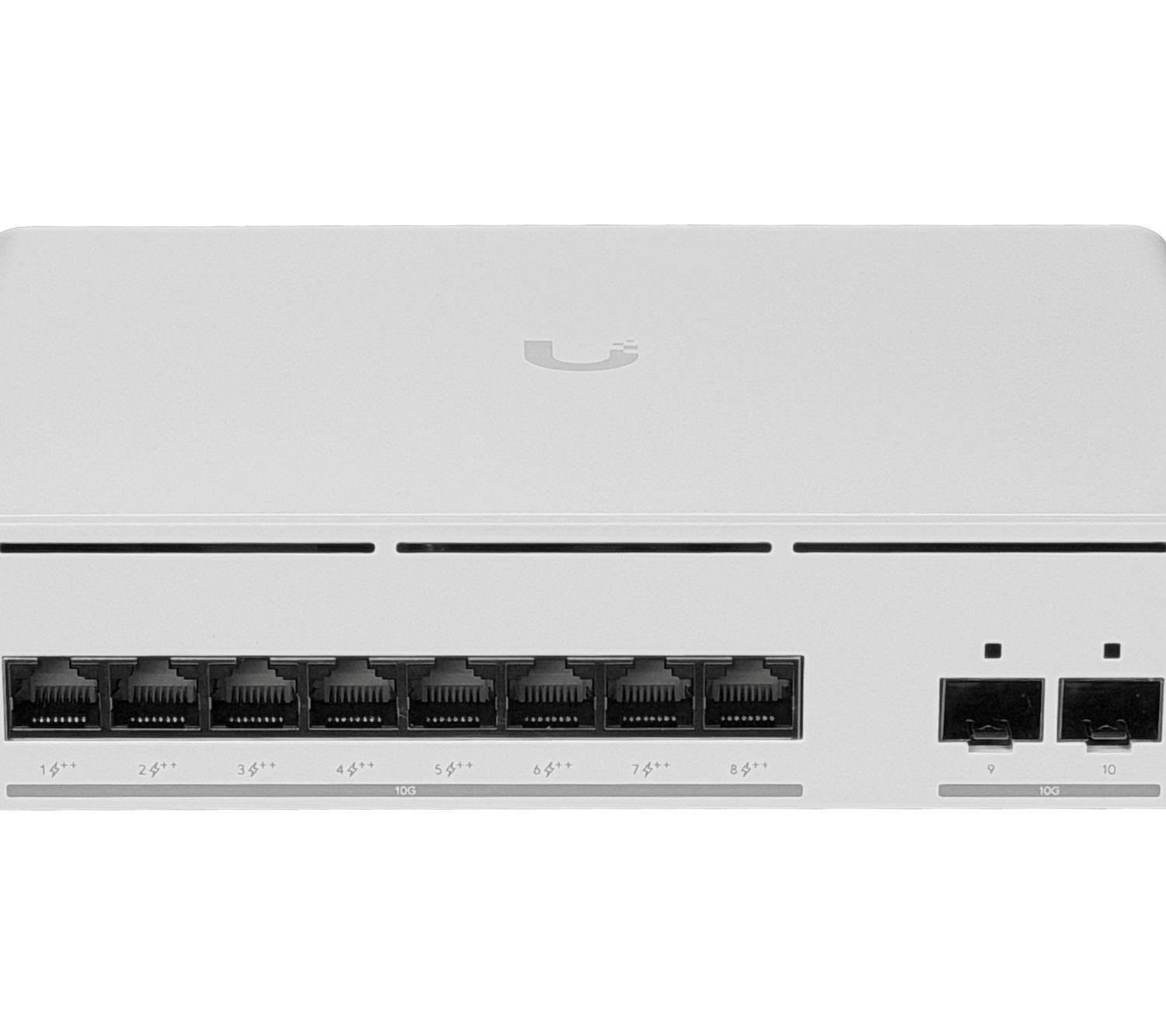 Inyector PoE Ubiquiti 8-10G 155 W con 2 SFP+-2