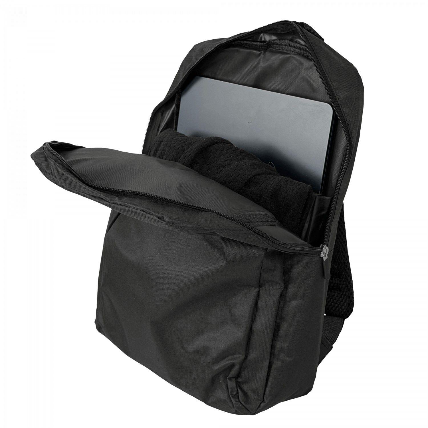 Mochila para notebook 16 pulgadas 33x40 cm negra-3