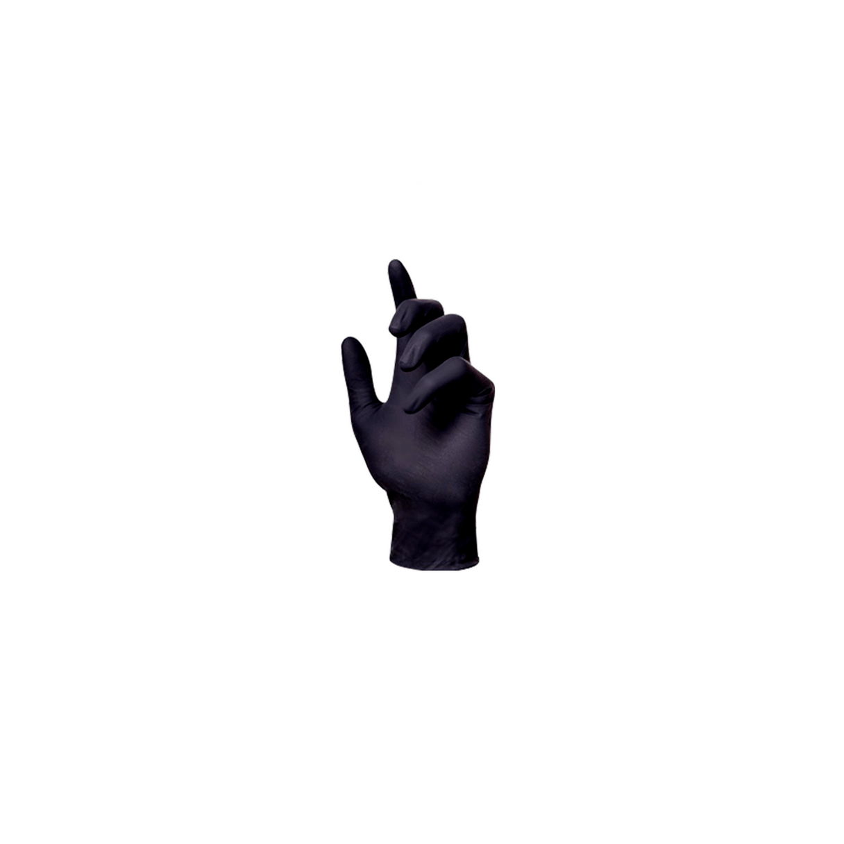 Guantes de nitrilo TRESOR talla S sin polvo 100 unidades negro-2