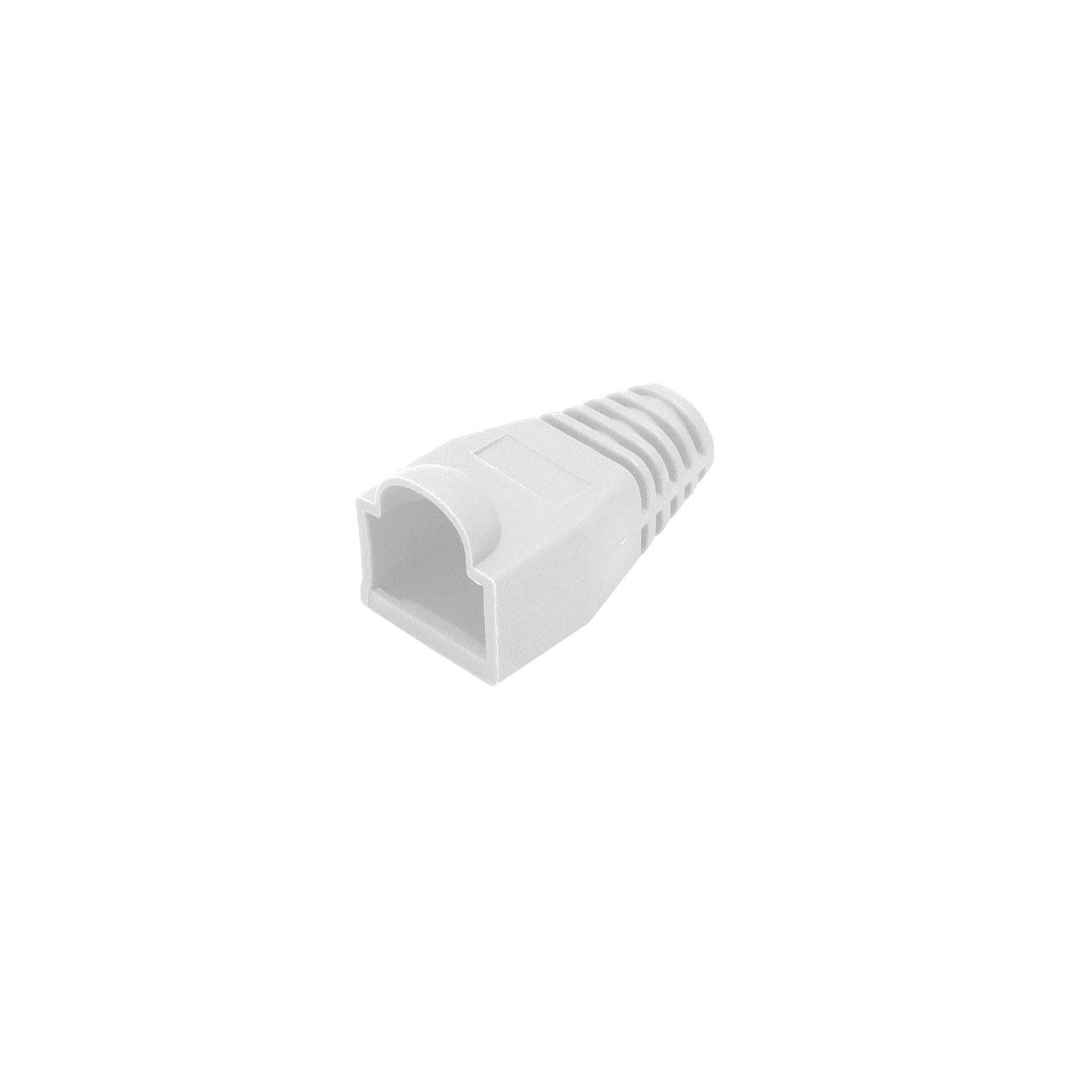 Capuchón RJ45 100 unidades blanco-0