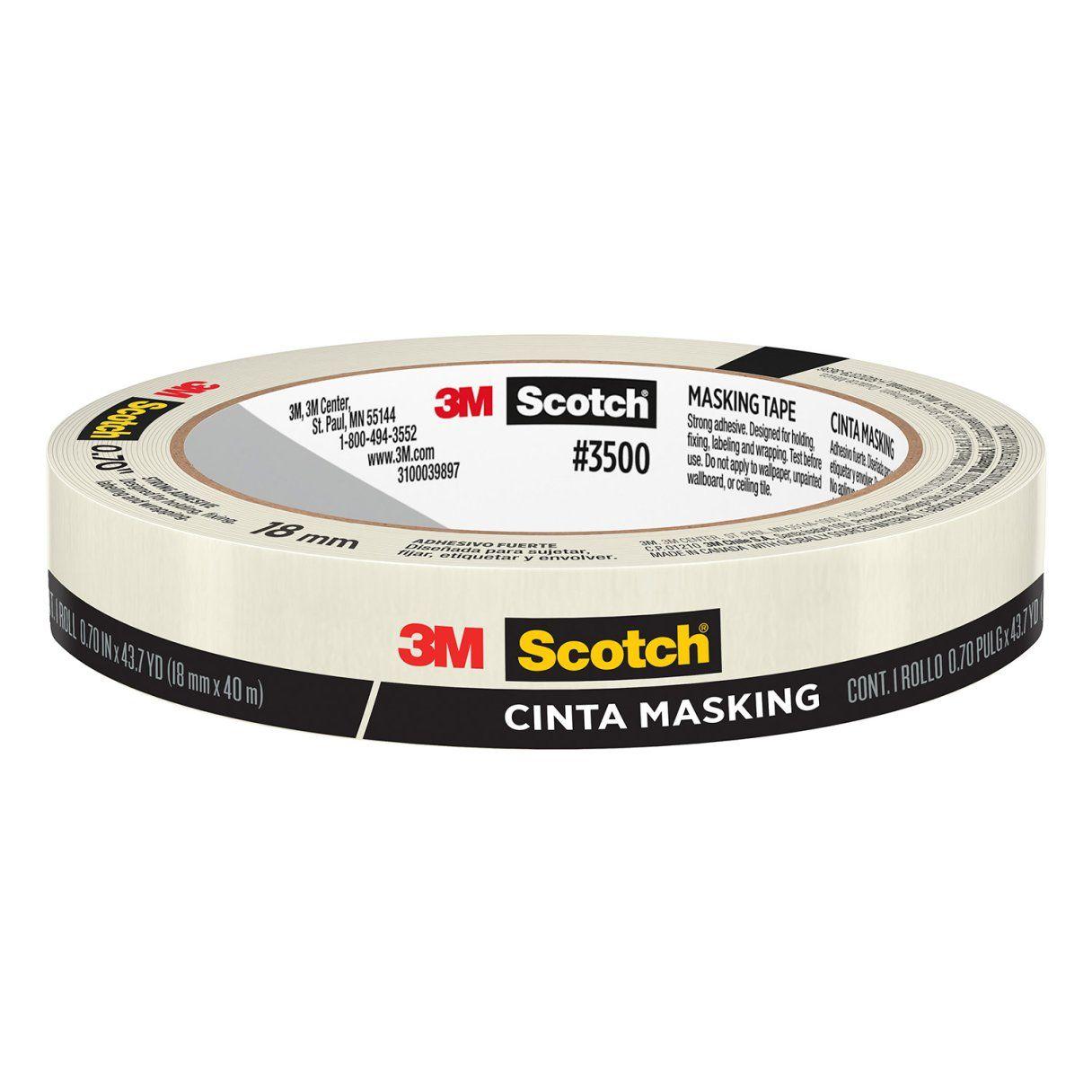 Cinta de enmascarar Scotch 18 mm x 40 m beige-0
