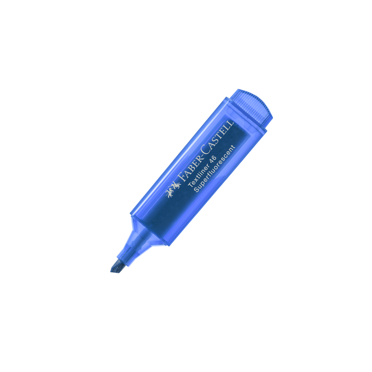 Destacador Faber-Castell Textliner 46 fluorescente azul-0