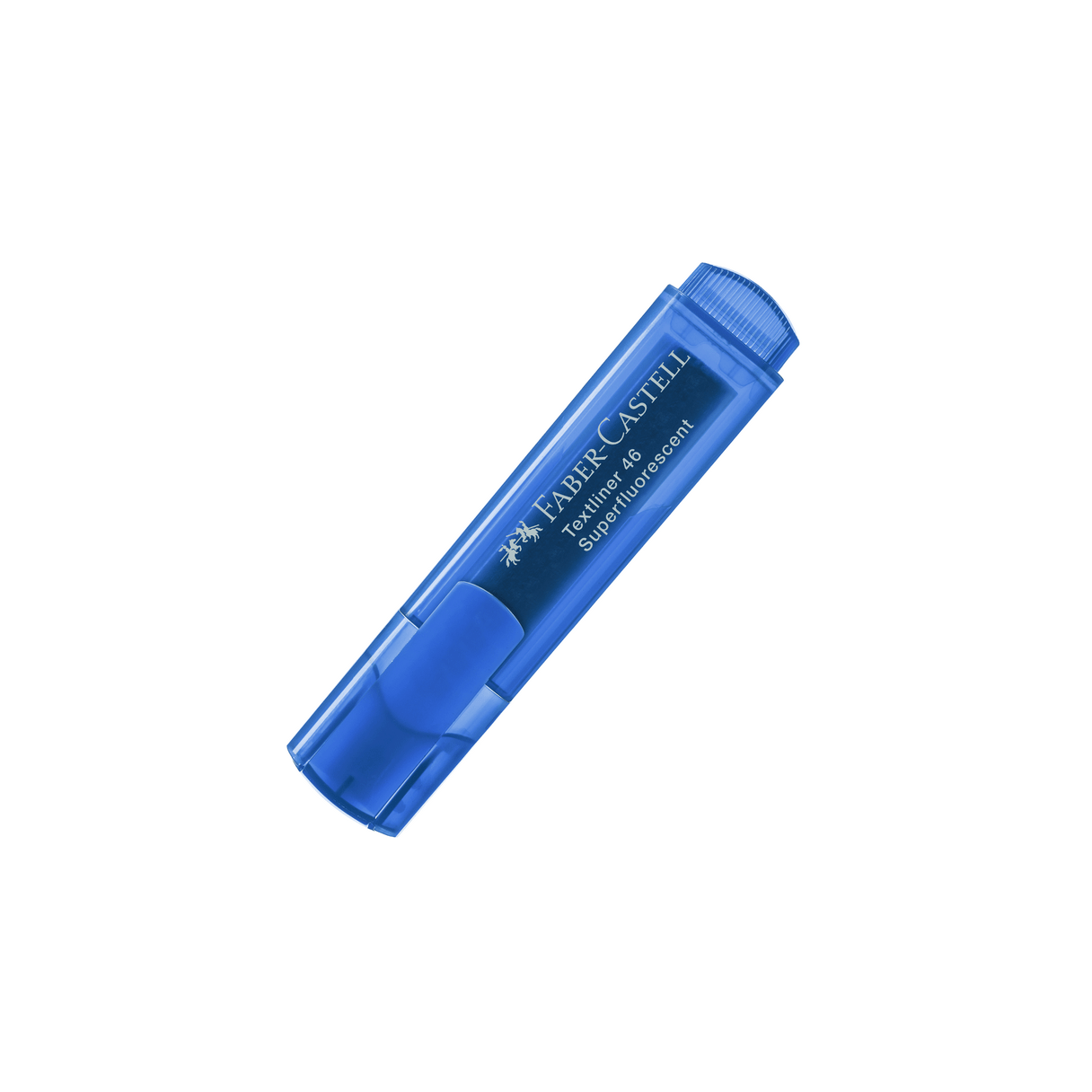 Destacador Faber-Castell Textliner 46 fluorescente azul-1