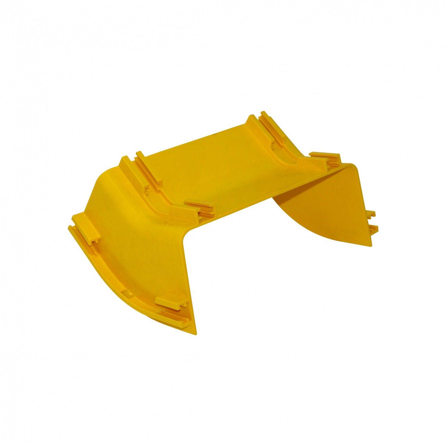 Ángulo exterior 240x100 mm 45º macho PC+ABS LSZH amarillo-3