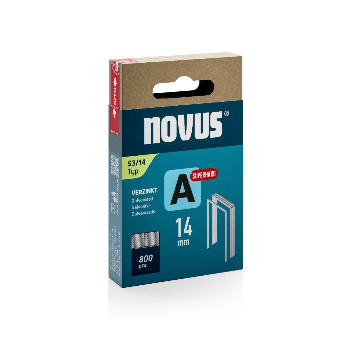 Corchetes Novus 53/14 800 unidades fino 14 mm-1