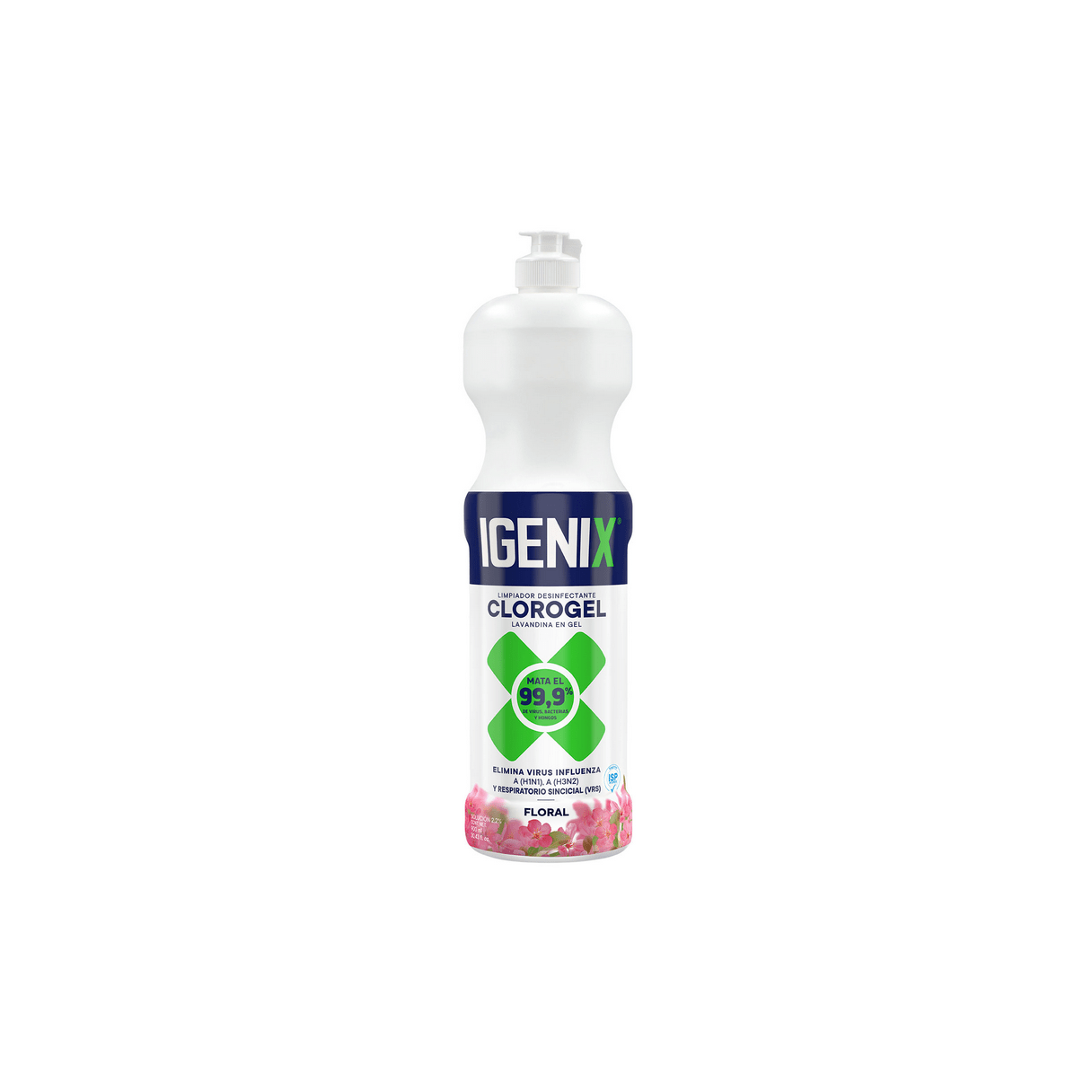 Limpiador clorogel Igenix Floral 900 ml 10 veces más espeso-0