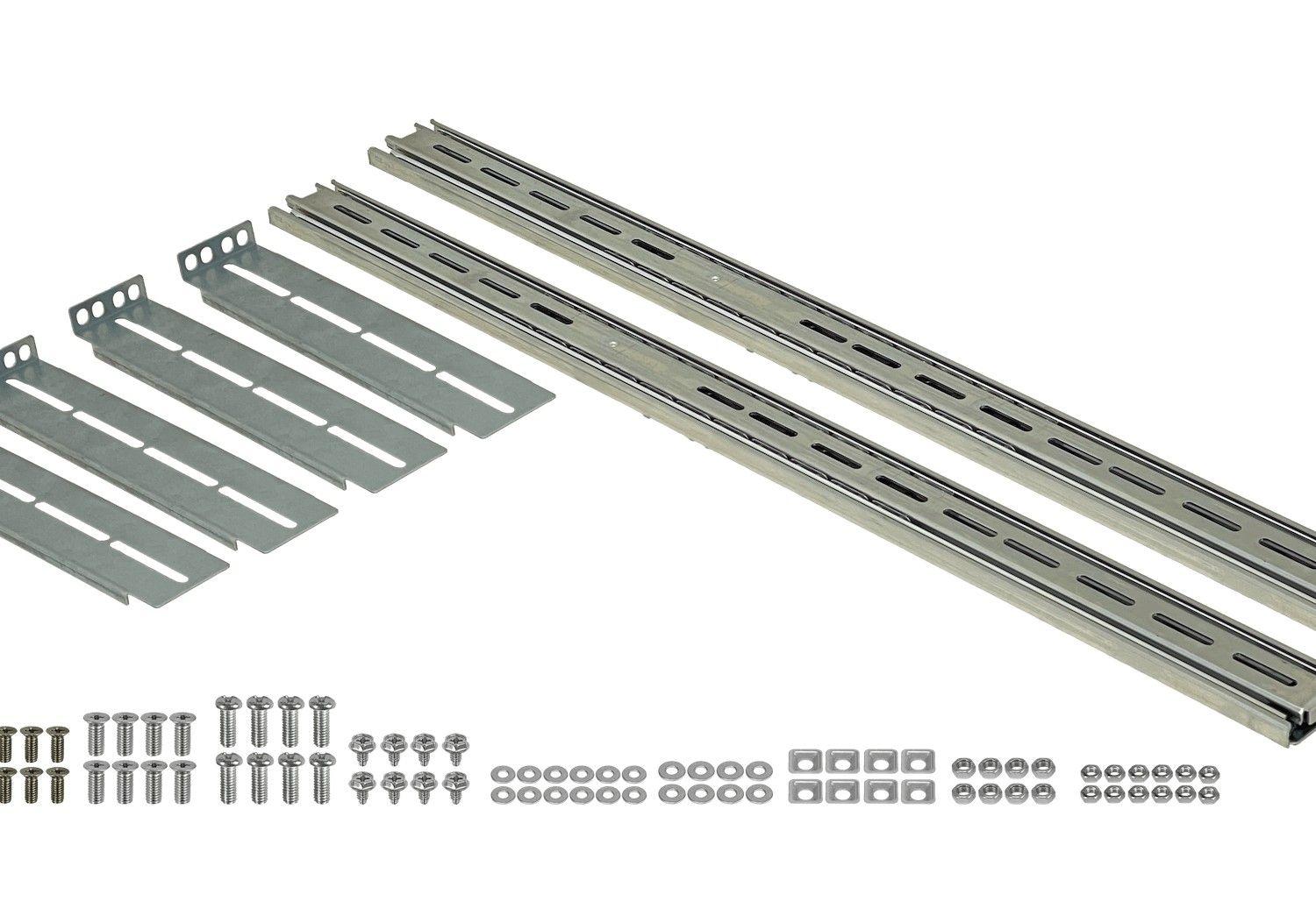 Riel de rack deslizable 2U 670-950 mm soporta 30 kg-4