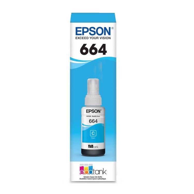 Botella de tinta Epson T664220 cian-0