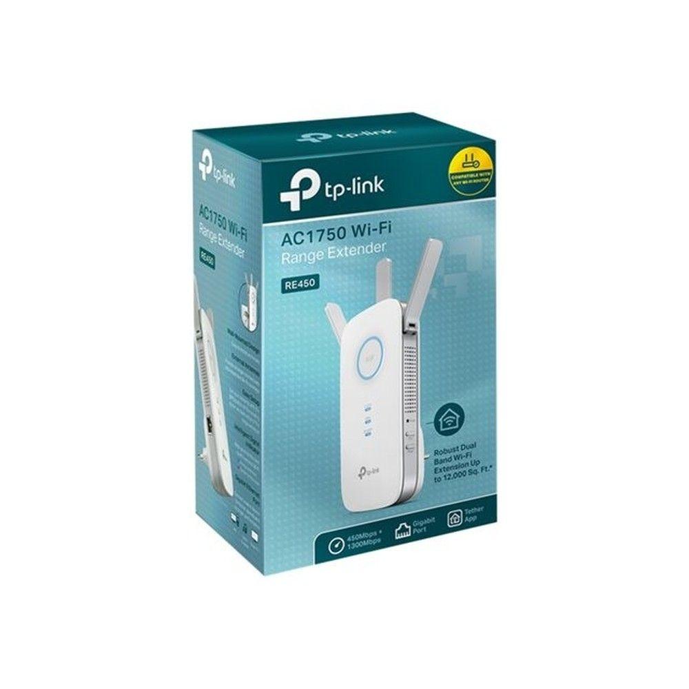 Extensor de rango TP-Link RE450 Doble Banda AC1750 MESH-3