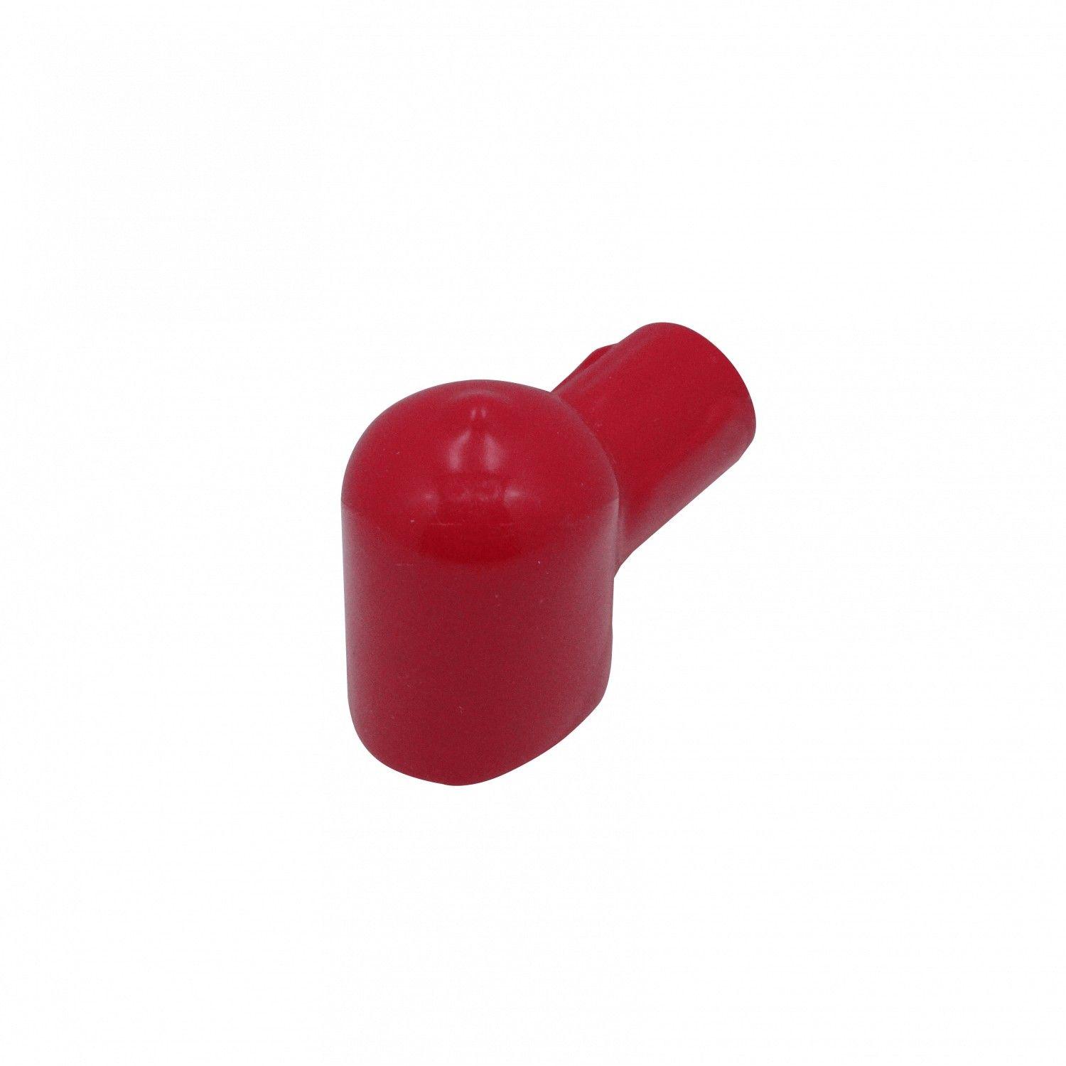 Protector redondo aislante para batería 22x29x42 mm rojo-2