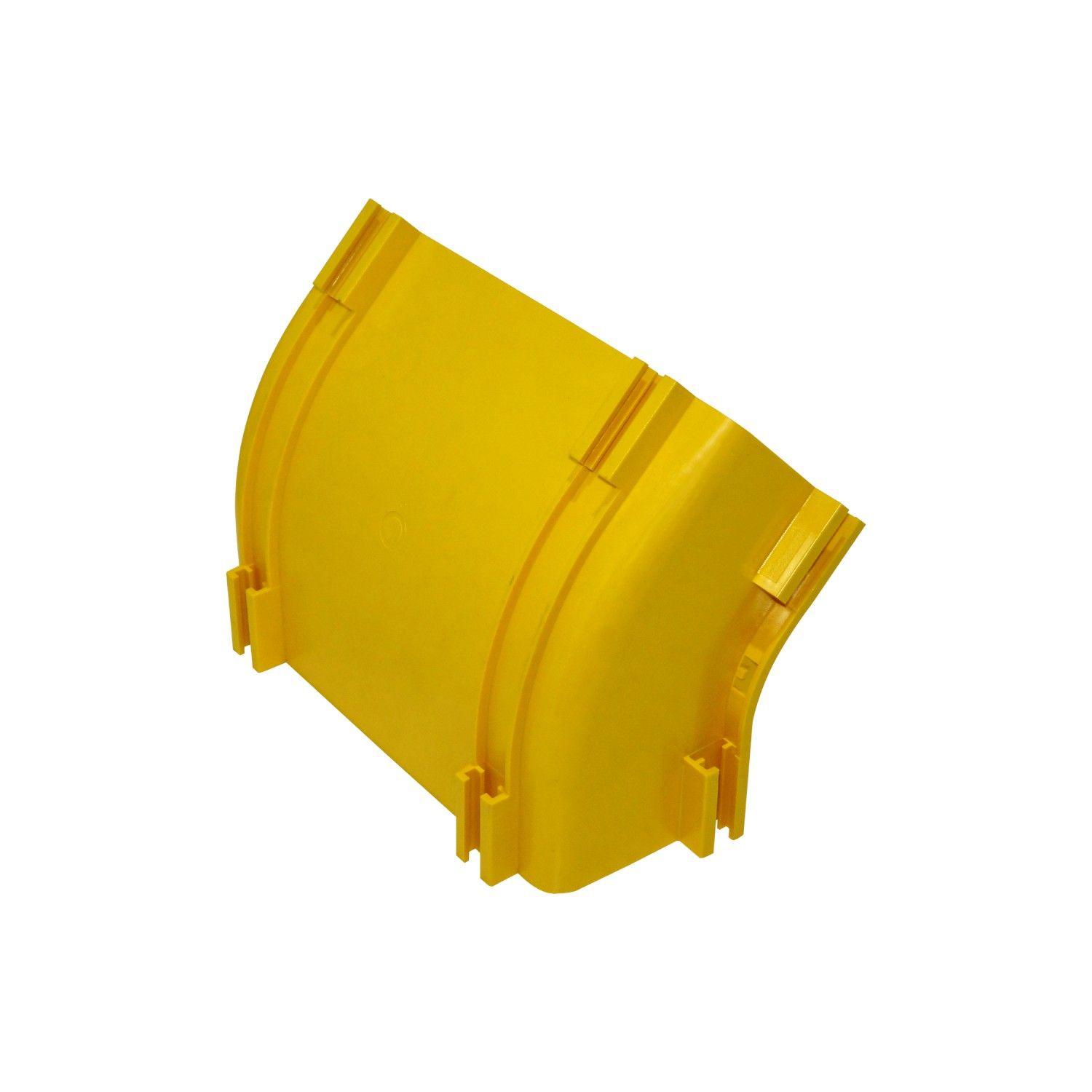 Ángulo interior 240x100 mm 45º macho PC+ABS LSZH amarillo-2