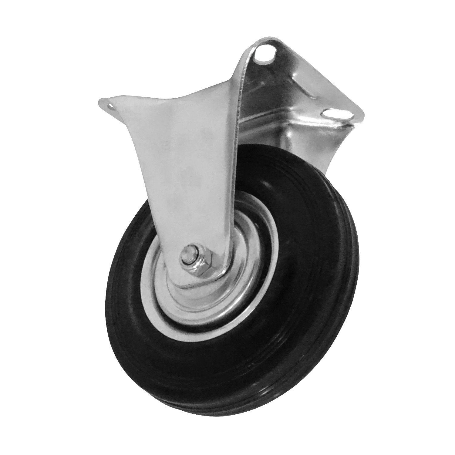 Rueda fija 5 pulgadas 125 kg 85x100x155 mm negra-2
