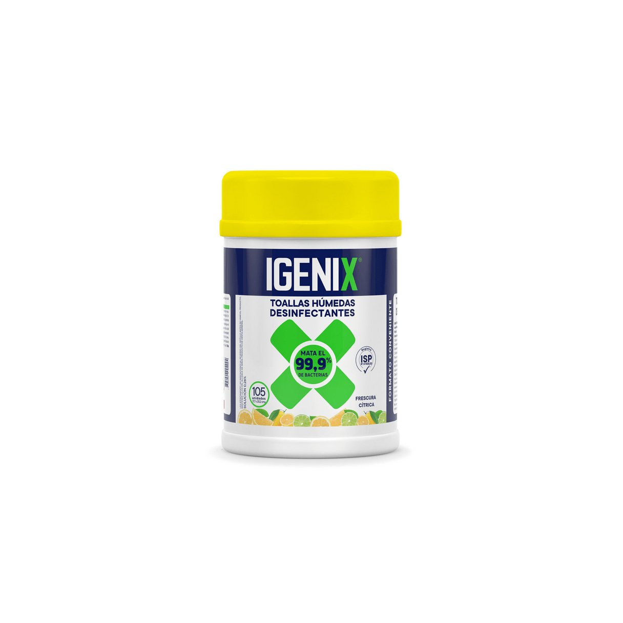Toallas desinfectantes Igenix frescura cítrica 105 unidades-0