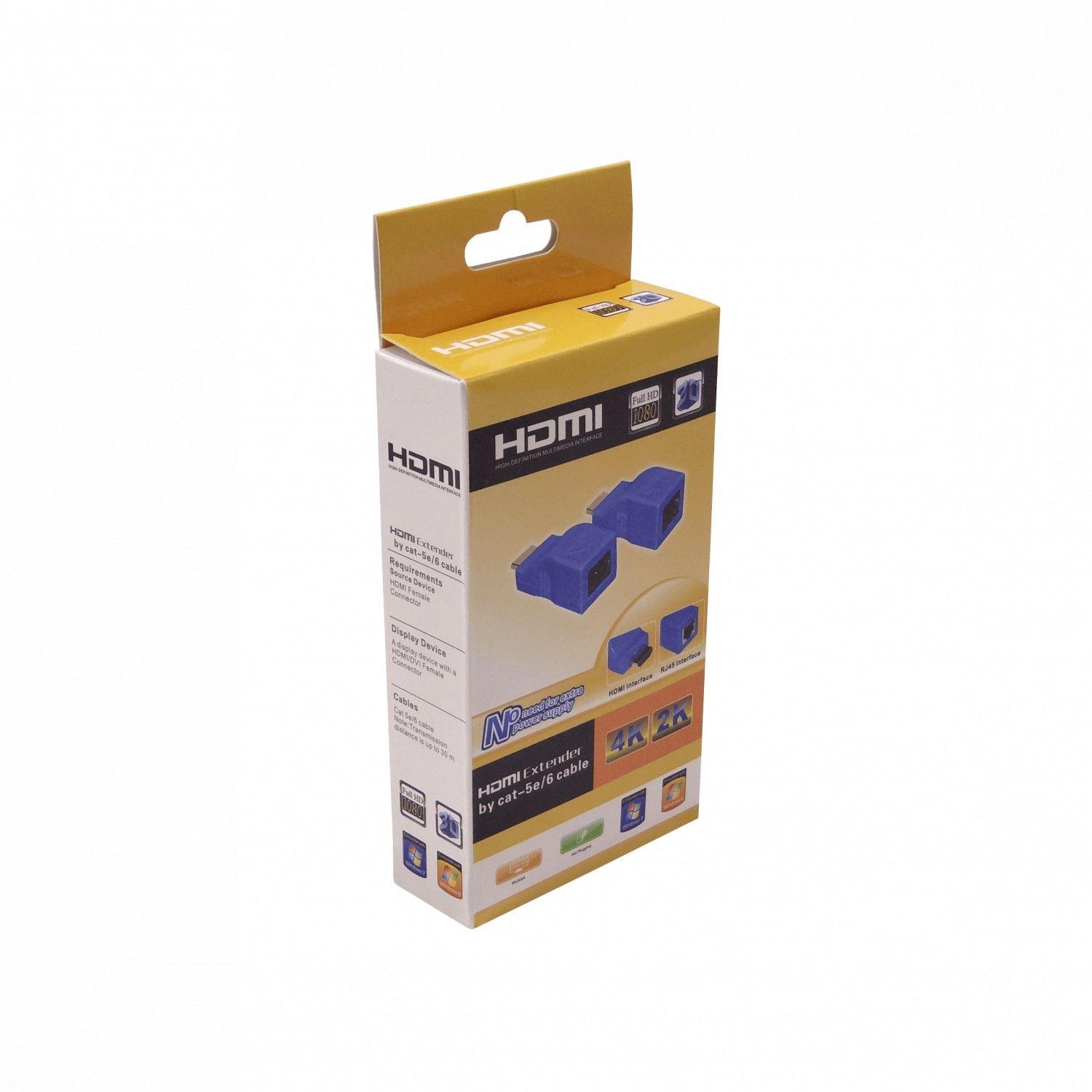 Cable UTP Cat6 HDMI 2.0 extensor pasivo hasta 30 m-4