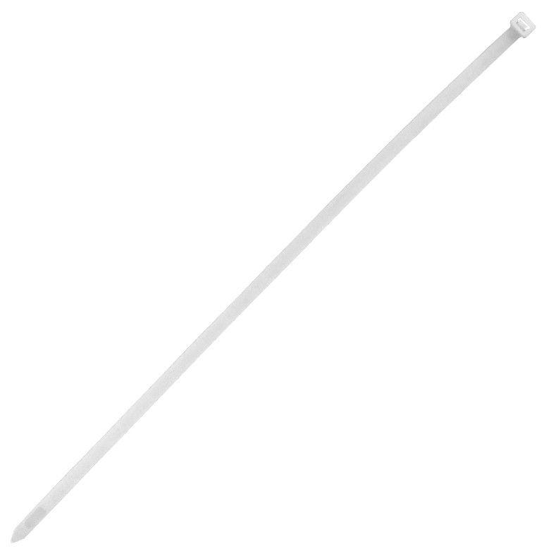 Amarra plástica nylon 400x7,2 mm blanca con 50 unidades-1