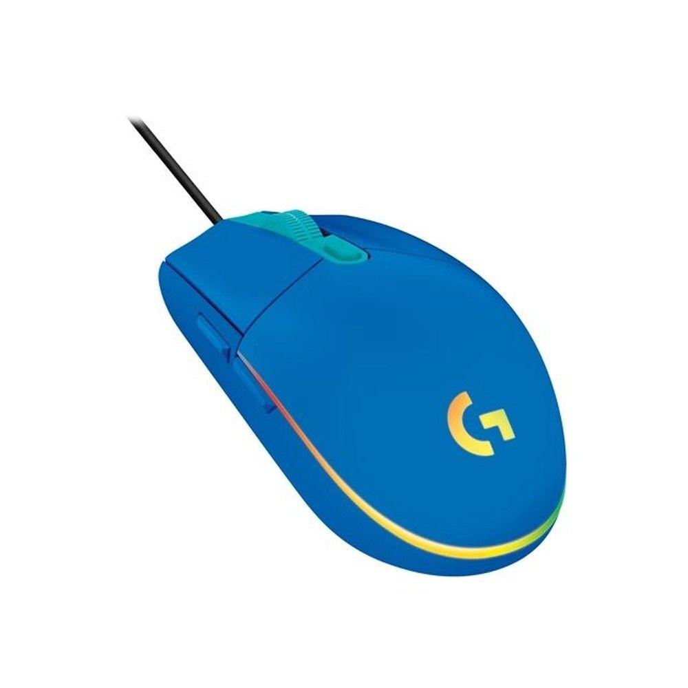 Mouse gamer Logitech G203 Lightsync 6000 DPI azul-0