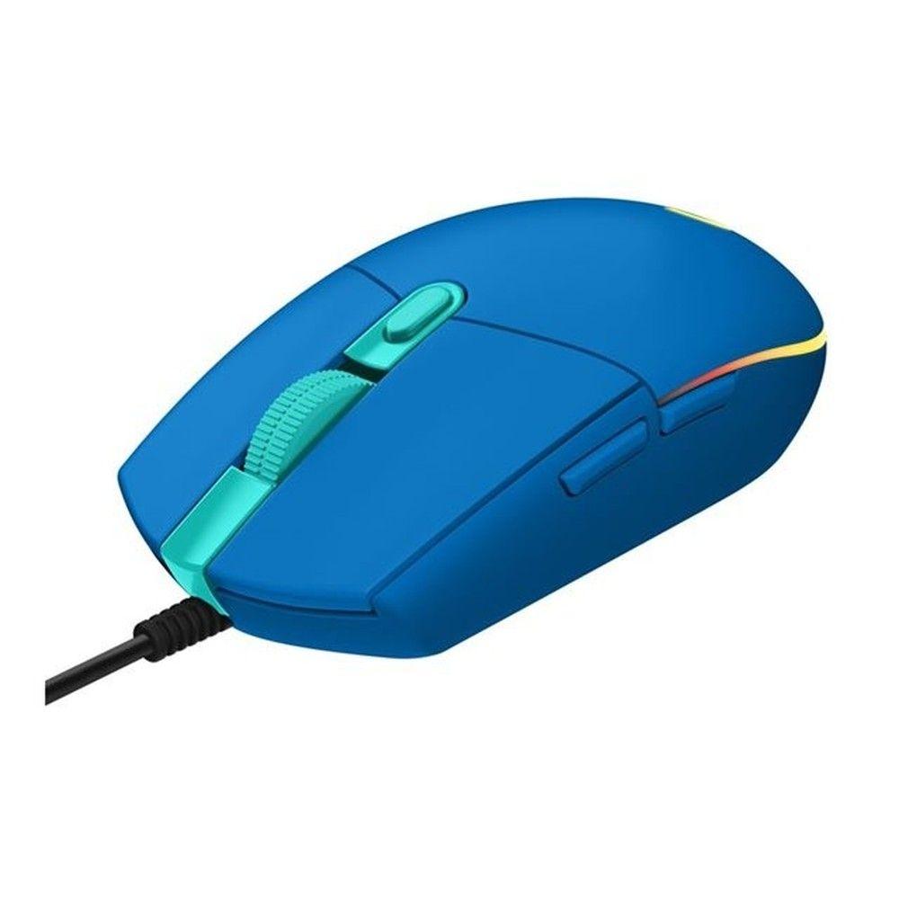 Mouse gamer Logitech G203 Lightsync 6000 DPI azul-3