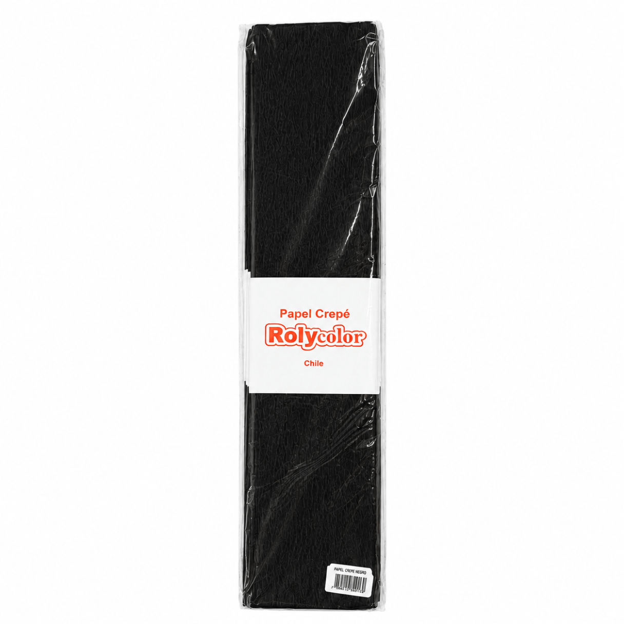 Papel crepé Roly 10 pliegos negro-1