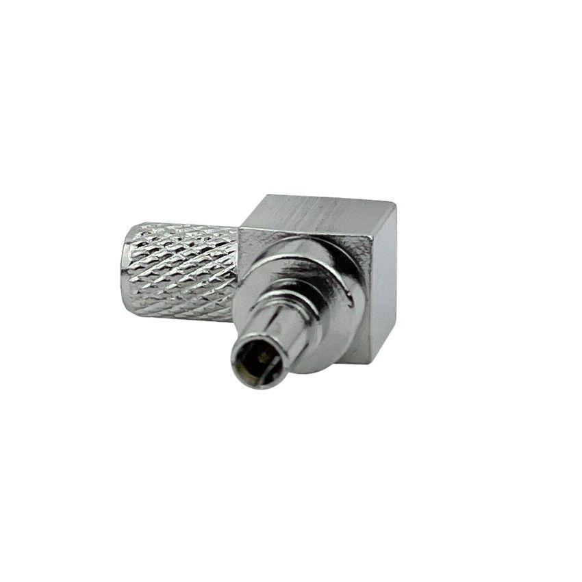 Conector coaxial macho CRC9 90 grados LMR195 crimpeable-3