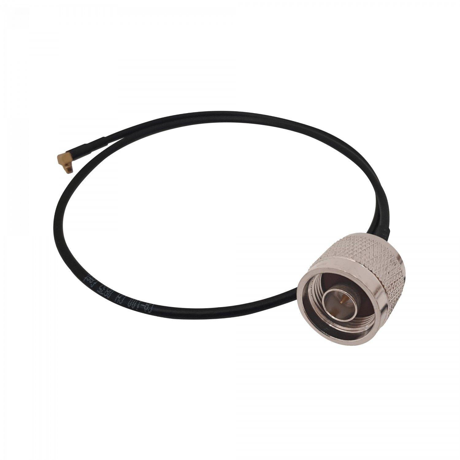 Cable coaxial MMCX N-Macho LMR100 50 cm negro-1