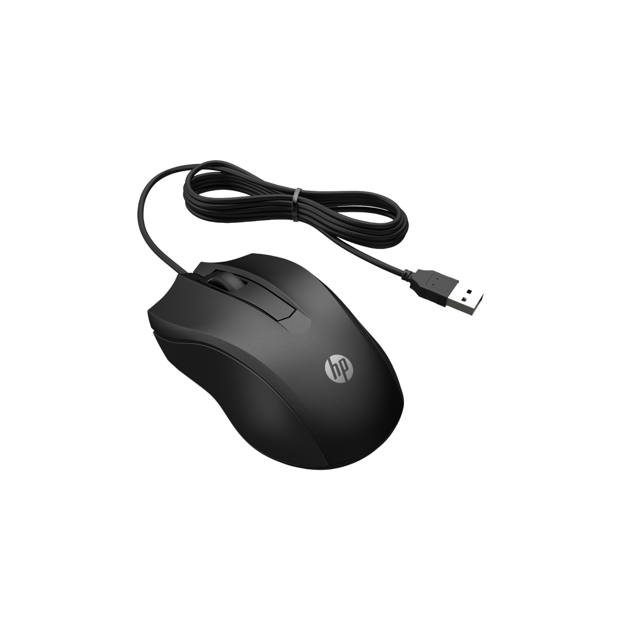 Mouse alámbrico HP 100 USB óptico negro-3