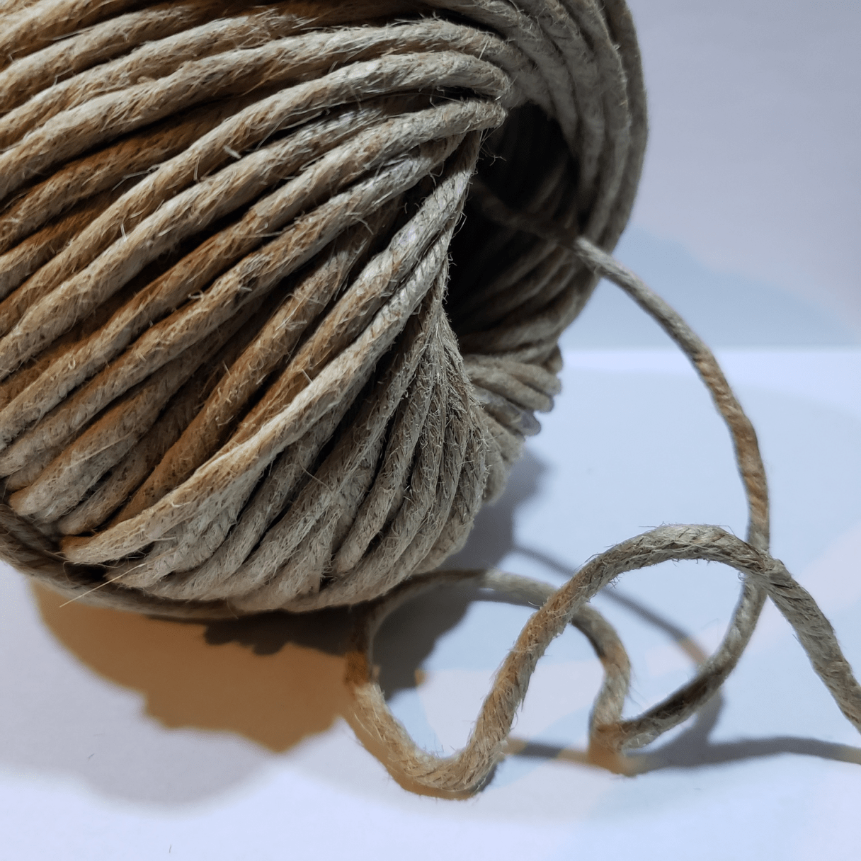 Cordel ovillo pulido 400 g grueso 4 mm-2
