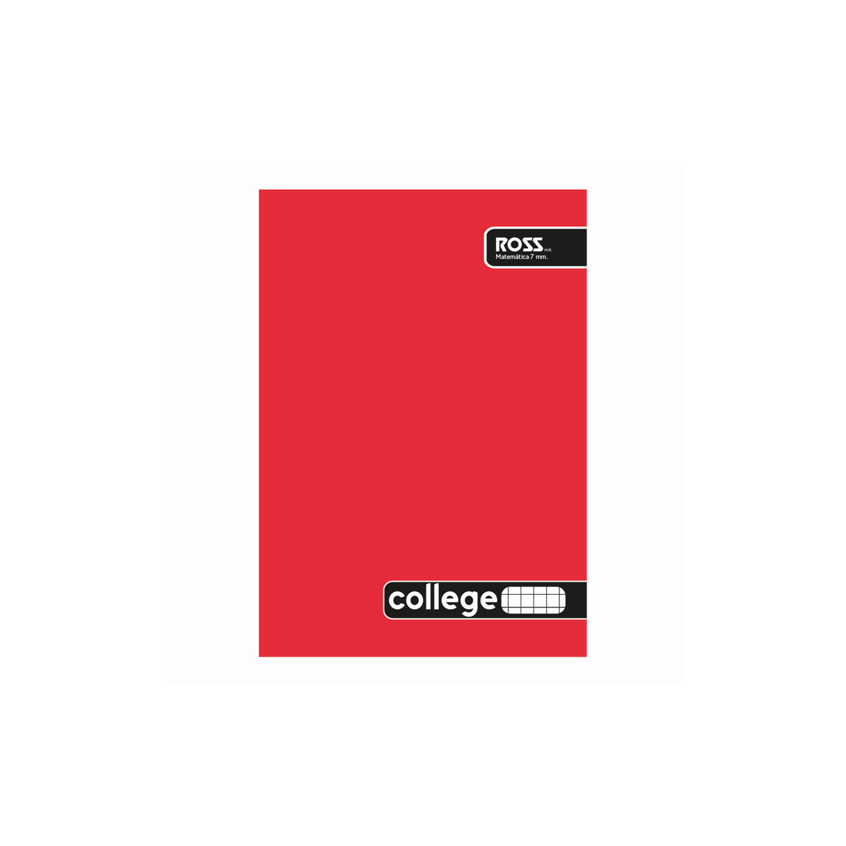 Cuaderno college Ross liso M7 80 hojas-0