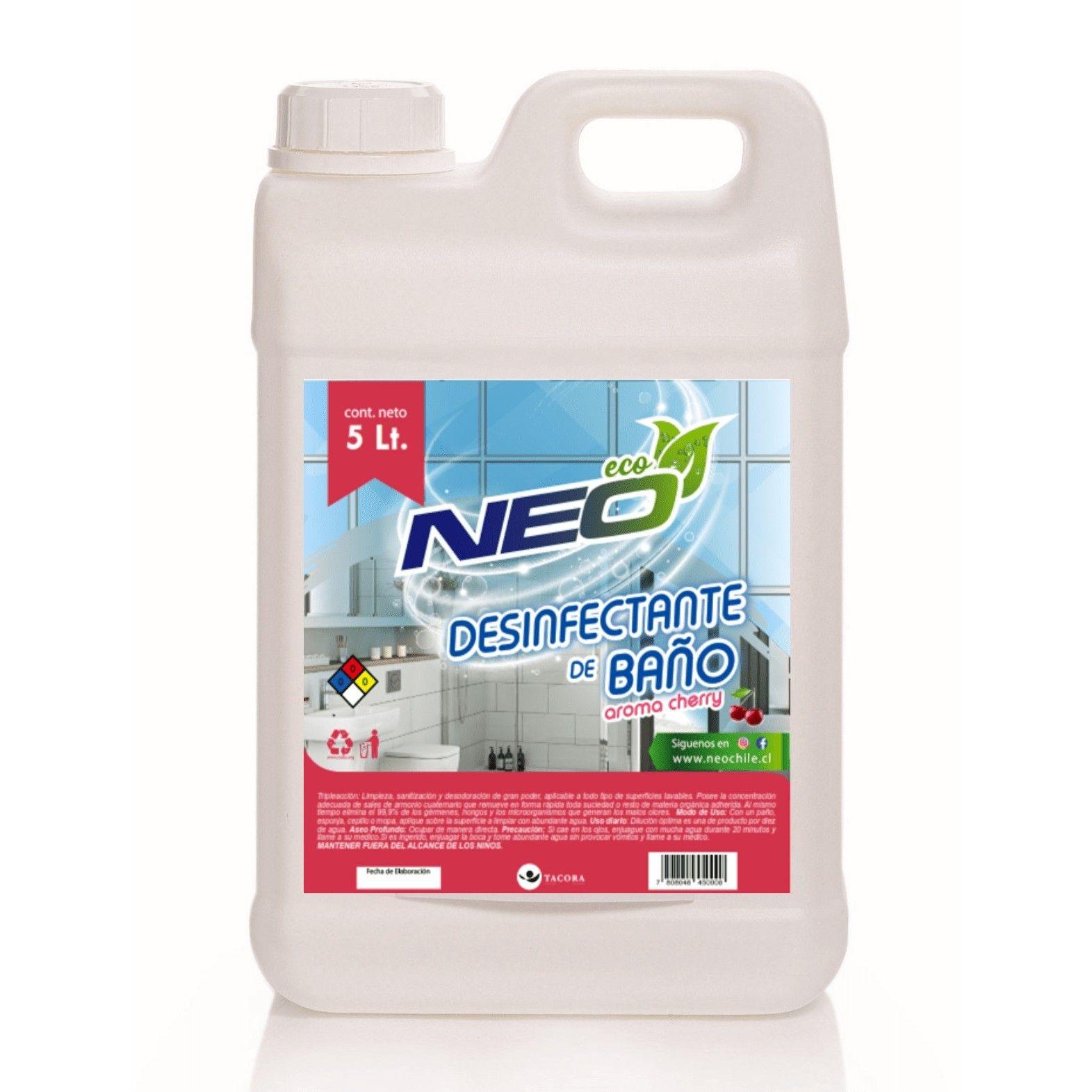 Desinfectante de baño NEO Cherry 5 L triple acción-0