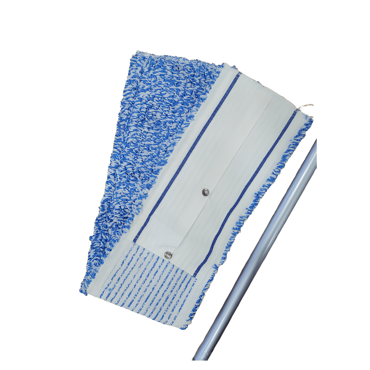 Repuesto de mopa seca Cisne microfibra 60 cm azul-blanco-0