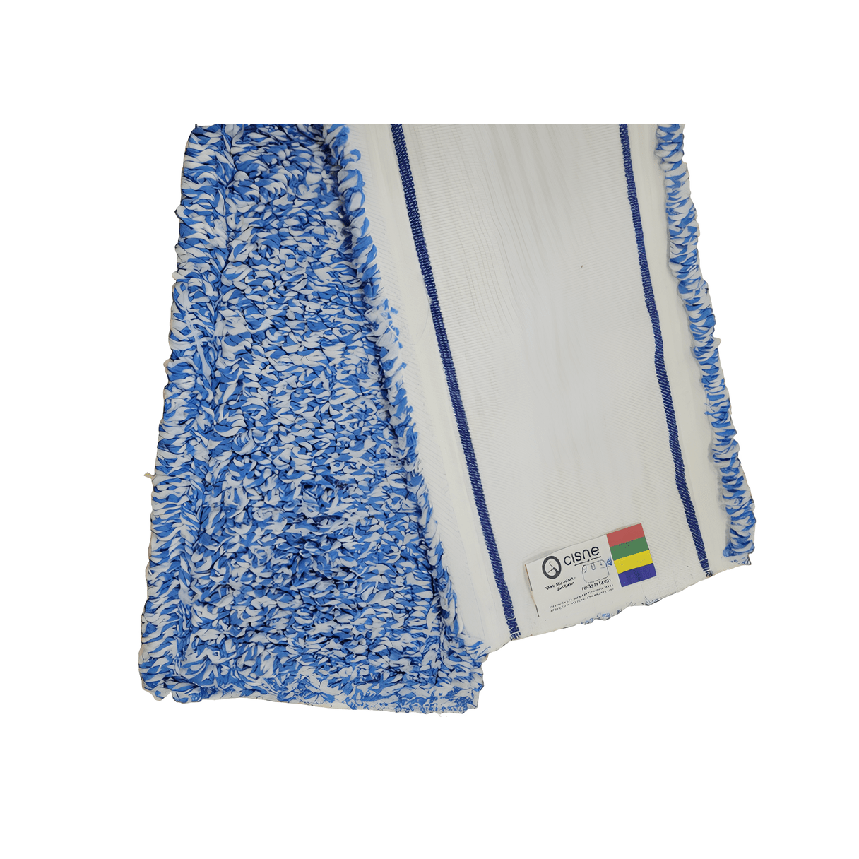 Repuesto de mopa seca Cisne microfibra 60 cm azul-blanco-1