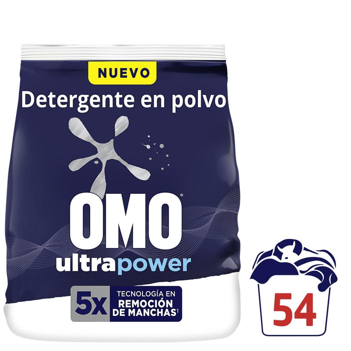 Detergente en polvo Omo Ultra Power Concentrado 2,7 kg-2