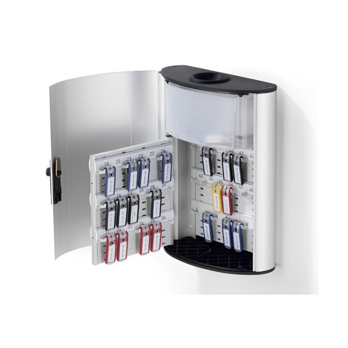 Caja de seguridad Durable para 54 llaves con 6 llaveros y clave-1