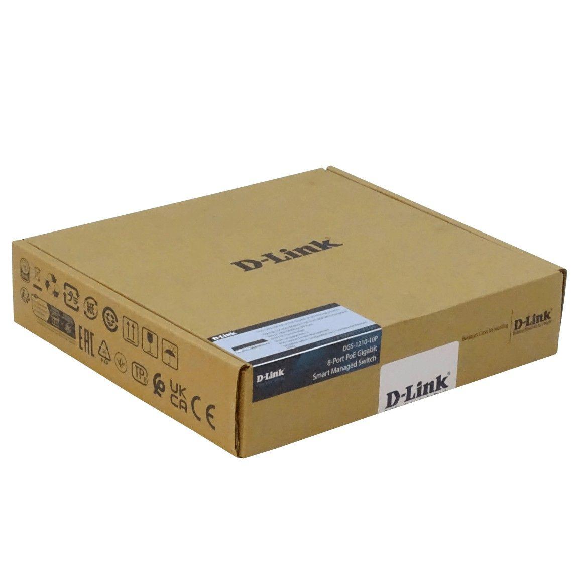 Switch Dlink 8 puertos PoE 48 V 65 W total con 2 SFP Combo-5