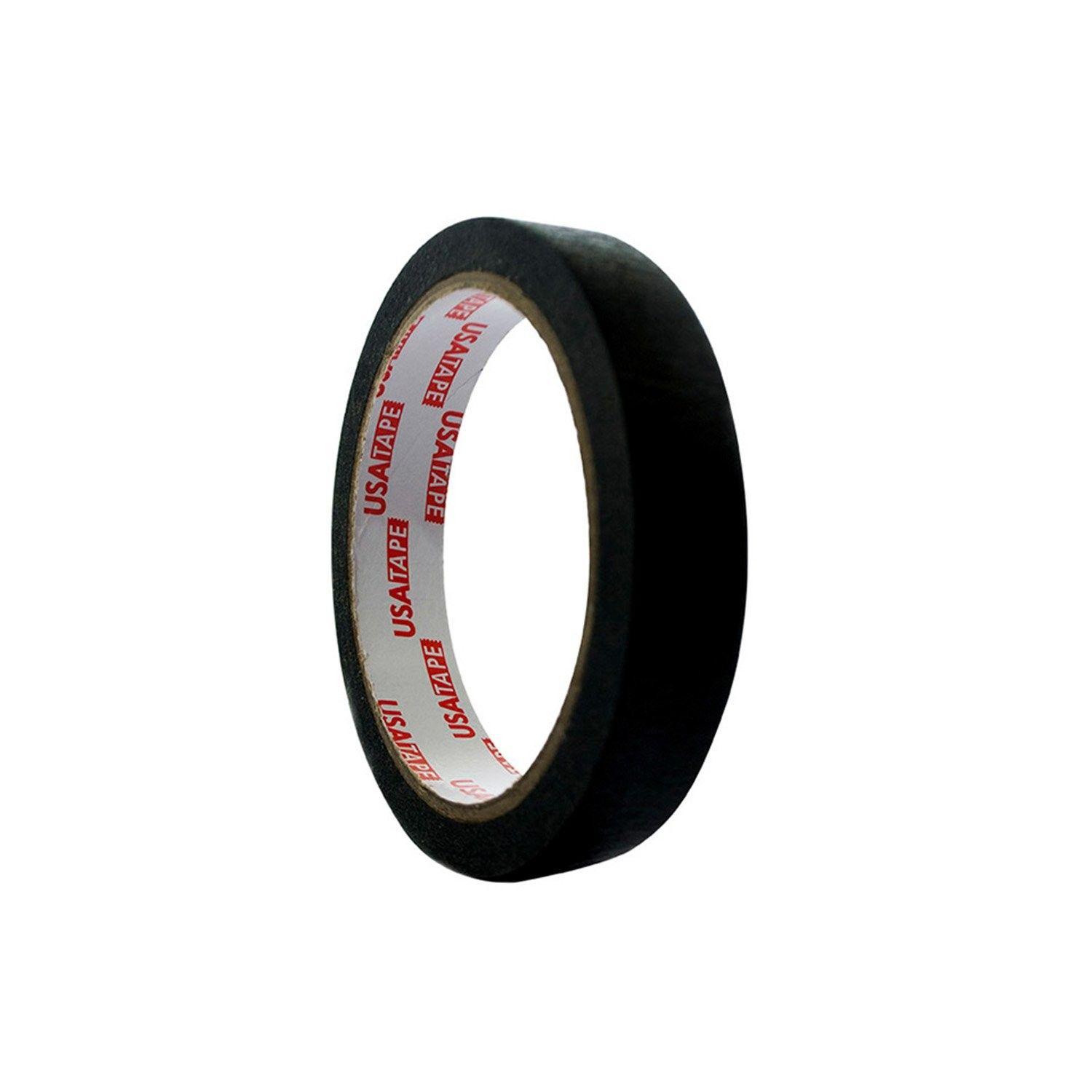 Cinta de enmascarar USATAPE 18 mm x 20 m negro-0