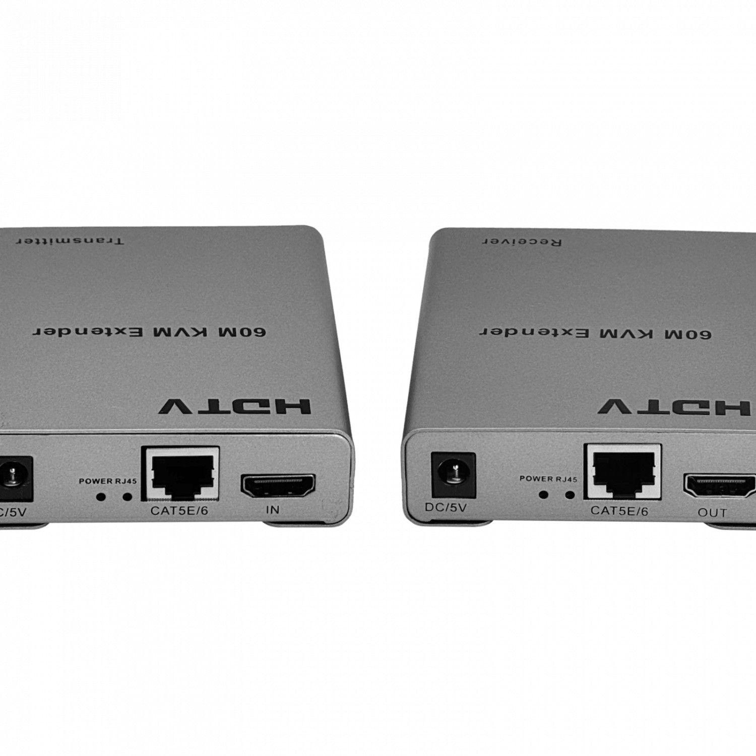 Cable HDMI con 2 USB 1080p UTP CAT5E/CAT6 60 m-4
