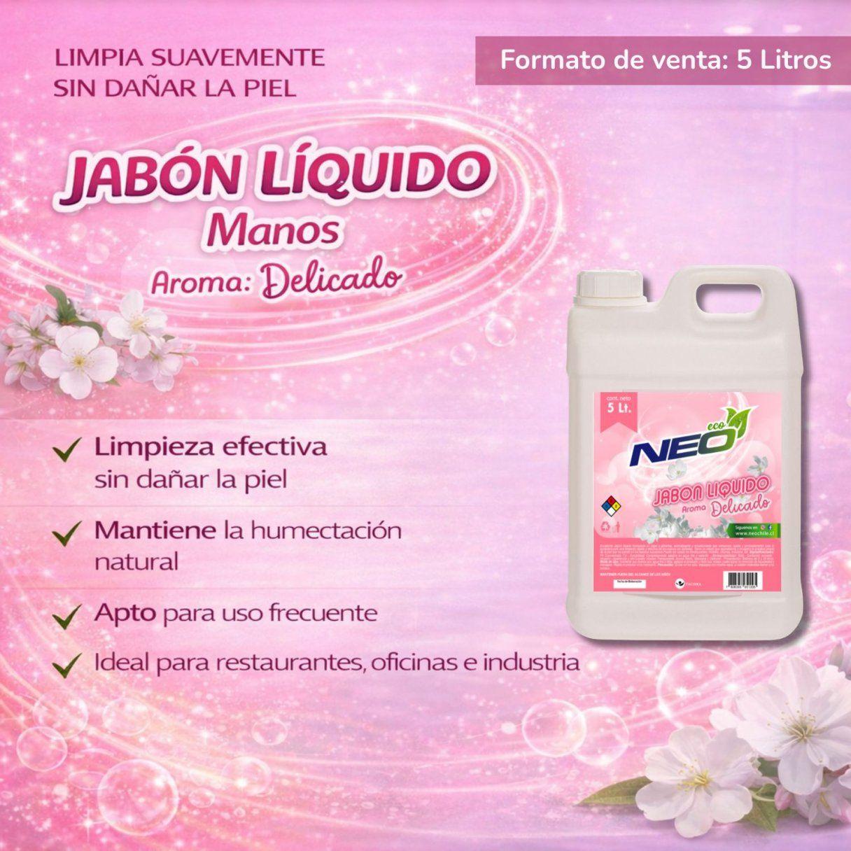 Jabón líquido NEO Aroma Delicado 5 L-2