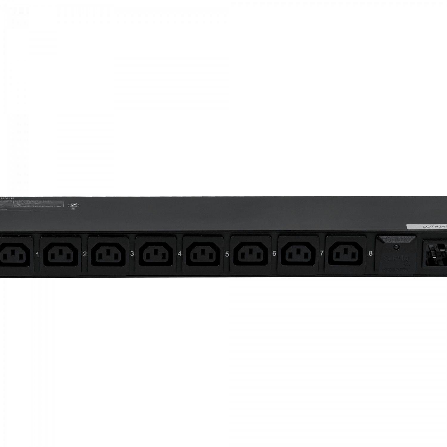 PDU Forza 16 A 4000 W con 8 enchufes C13 y 2 C20 1U-3