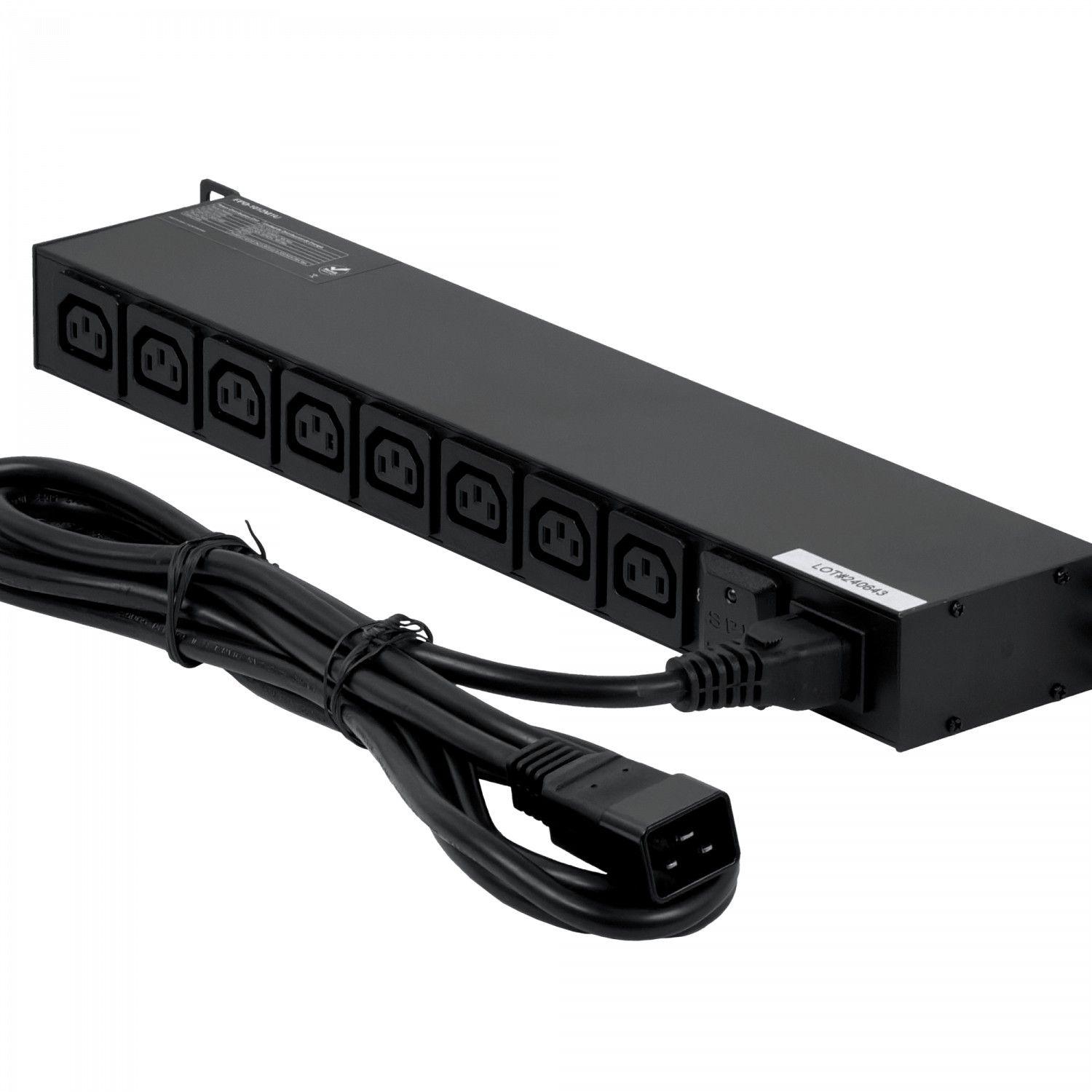PDU Forza 16 A 4000 W con 8 enchufes C13 y 2 C20 1U-4