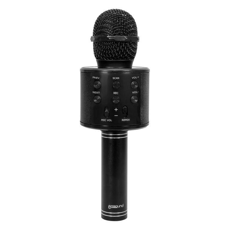 Micrófono karaoke Prosound MK004 con altavoz potente negro-0