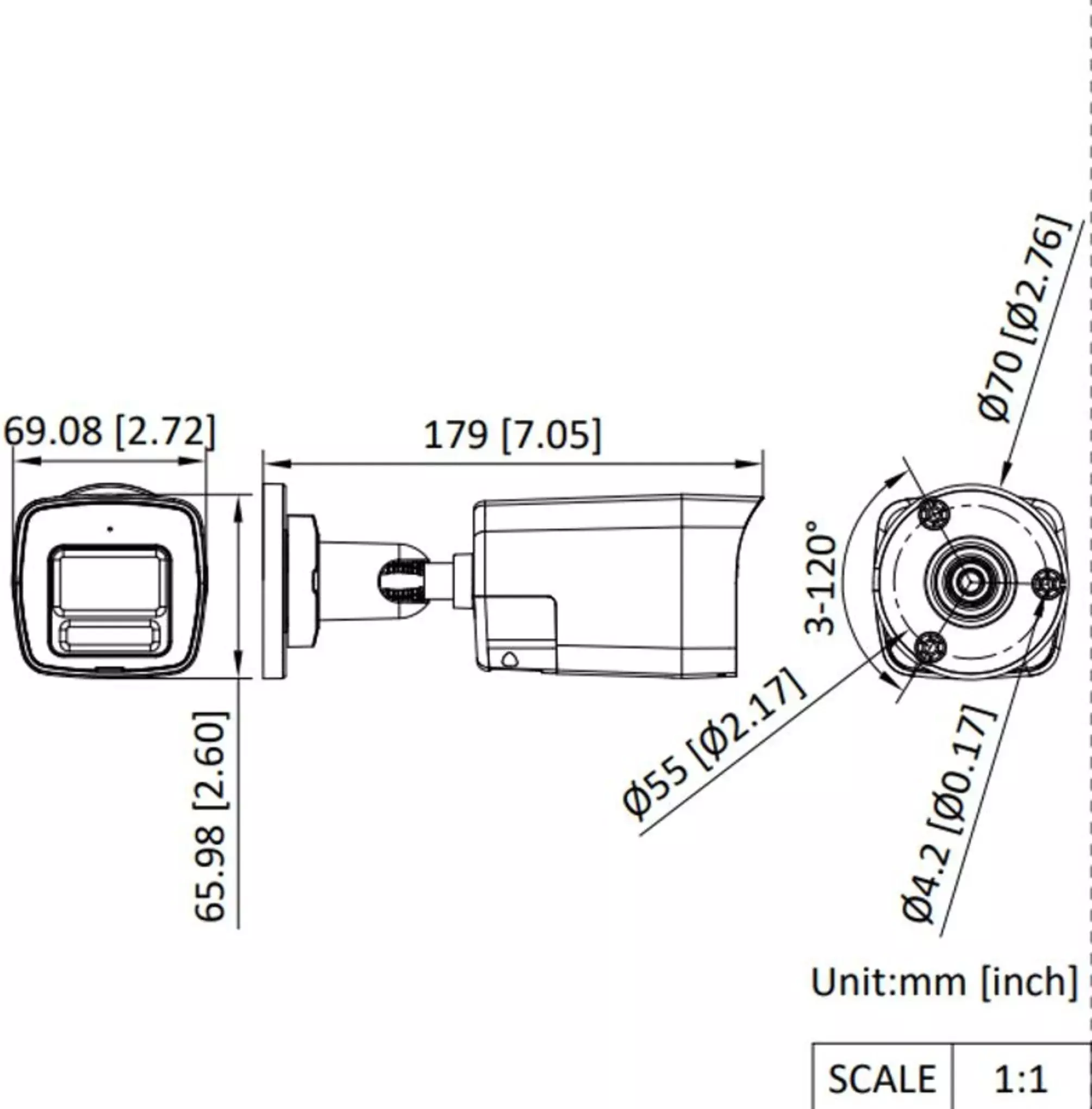 Cámara bullet Hikvision 2MP con audio bidireccional y sirena-4