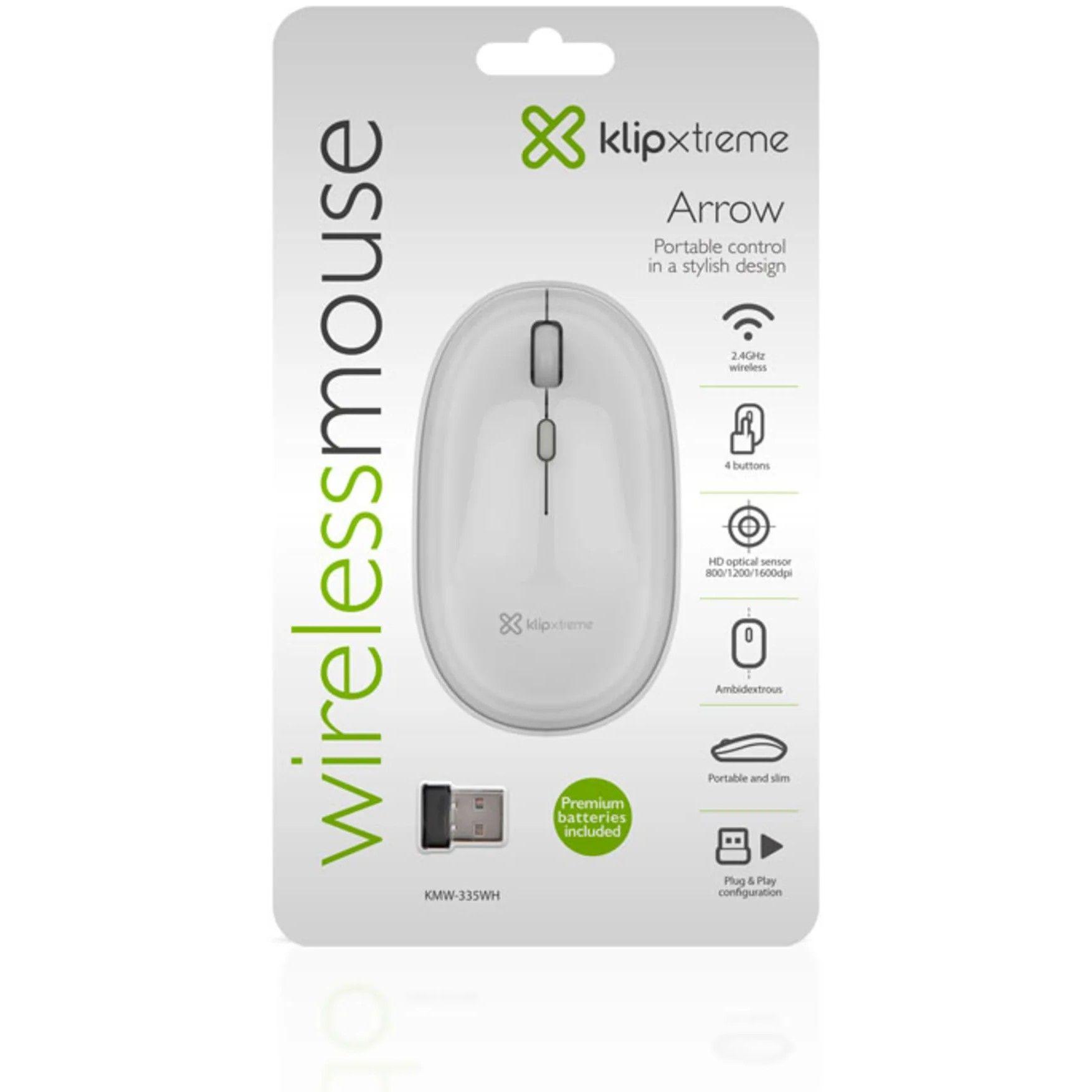 Mouse inalámbrico Klip Xtreme 4 botones-5