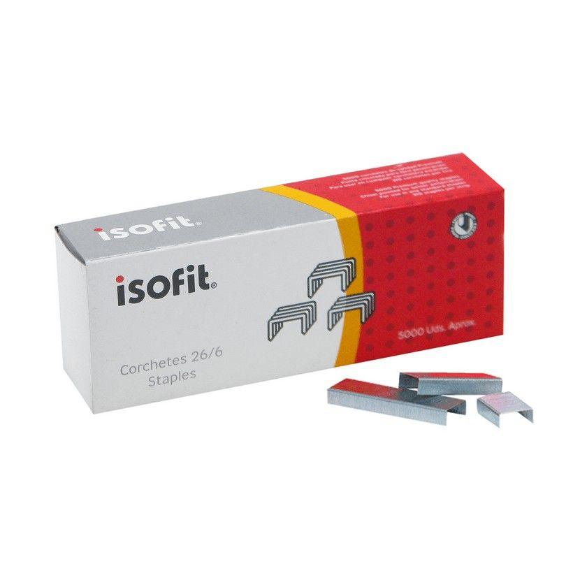 Corchetes Isofit Standard 26/6 caja de 5000 unidades-0