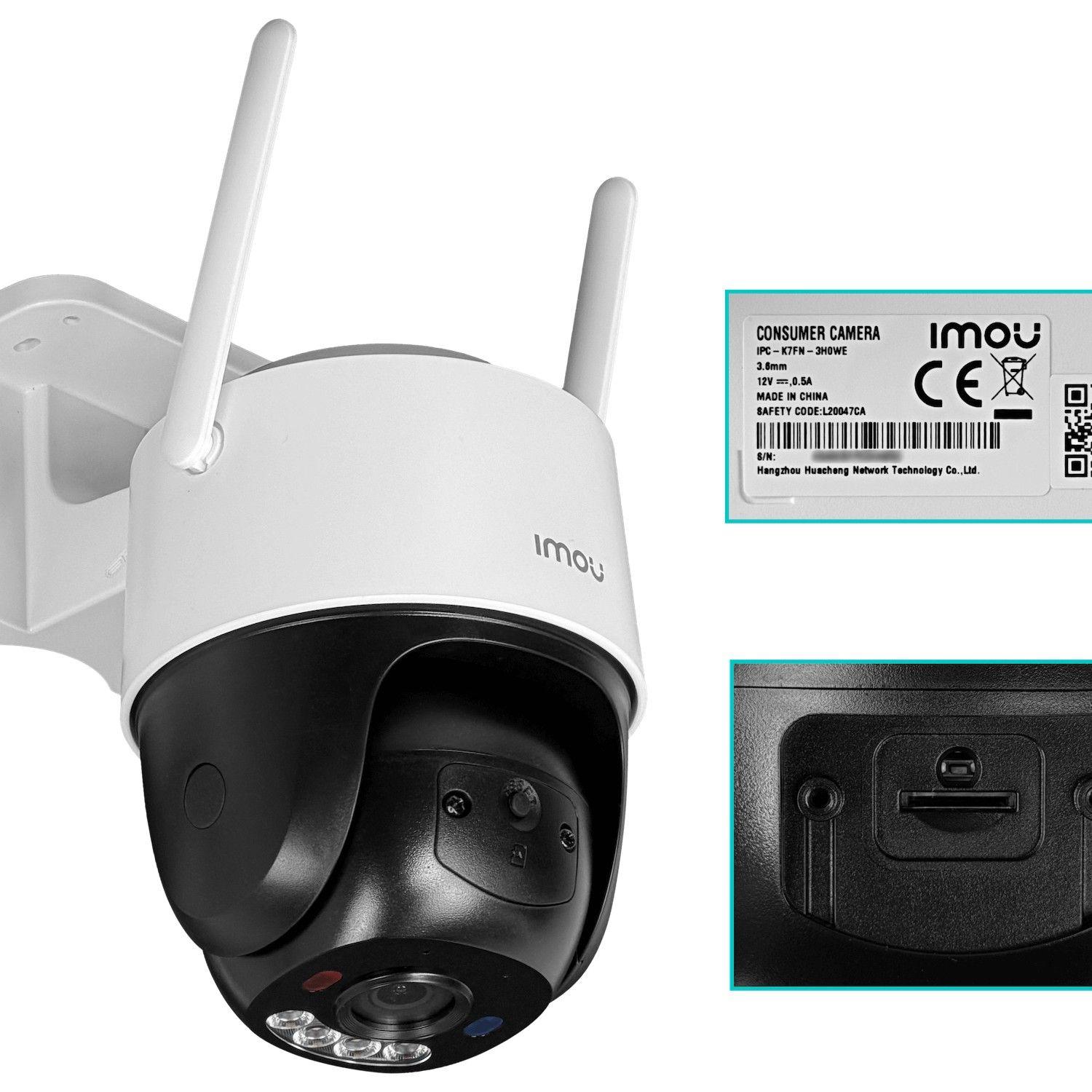 Cámara de seguridad Imou PT exterior 3 MP con micrófono y 30 m de alcance-2