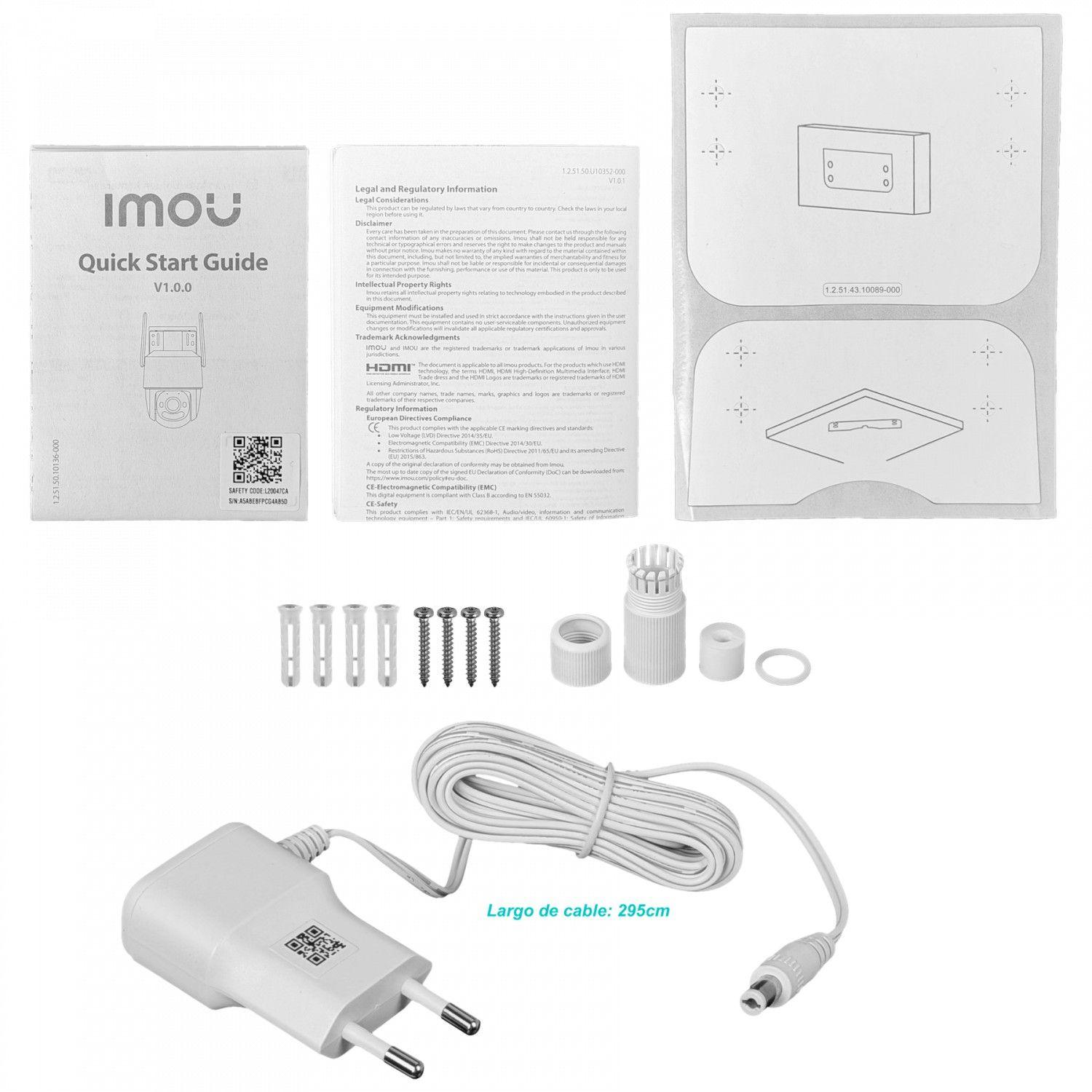 Cámara de seguridad Imou PT exterior 3 MP con micrófono y 30 m de alcance-5