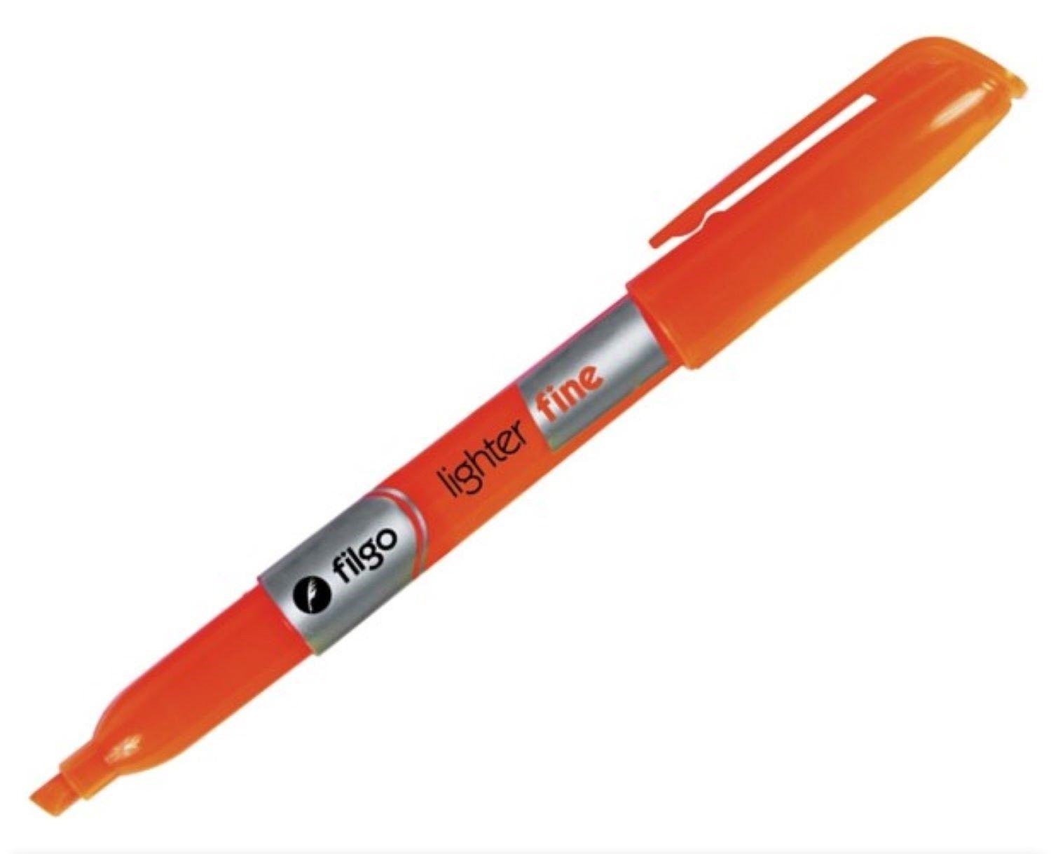 Destacador de bolsillo Filgo Lighter Fine naranjo-0